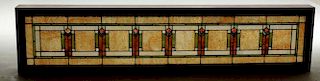 Prairie Style Stained Glass Window.