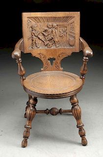 Grand Rapids Carved Chair No. 930.