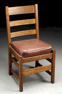 L&JG Stickley Ladder Back Side Chair No. 360.