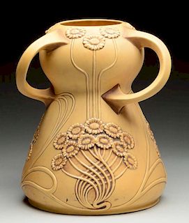 Julius Dressler Art Nouveau Vase.