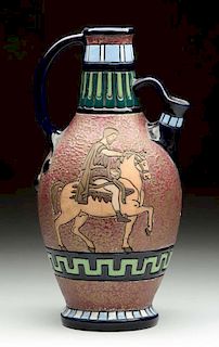 Czech Amphora Vase.