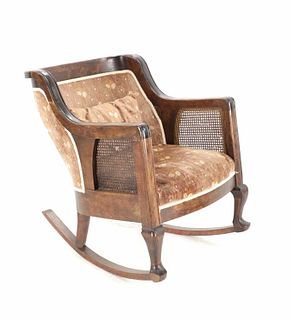 Mid 20th Century Windsor Style Rocking Chair
