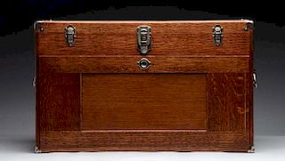 Gerstner Oak Machinist Chest with Tools.