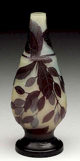 Galle Art Glass Vase.