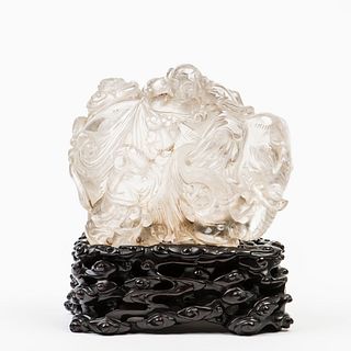 A CRYSTAL DISPLAY WITH BASE