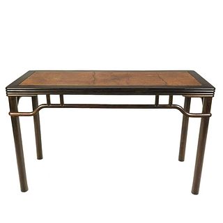 A CHINESE ZITAN HARDWOOD DRAWING TABLE (Y)
