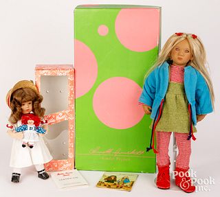 Two dolls in the original boxes