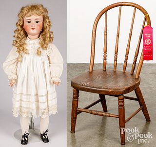 Large Armand Marseille, German bisque head doll