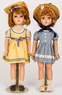 Two R & B composition dolls