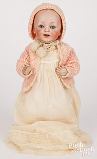 J. D. Kestner, German bisque head "Baby Jean" doll