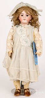 Large Heinrich Handwerck German bisque head doll
