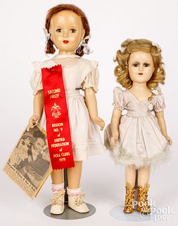 Two Madame Alexander composition dolls