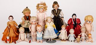 Group of miscellaneous small dolls