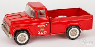 Buddy L pressed steel Traveling Zoo pick-up truck