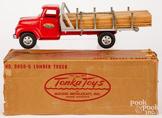 Tonka pressed steel no. 0850-5 lumber truck