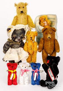 Group of miniature teddy bears