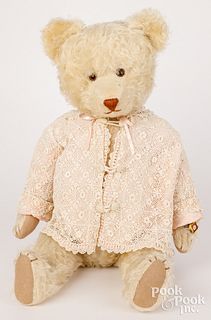 Large mohair teddy bear, with growler