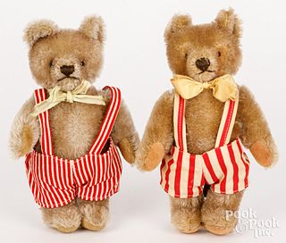 Two Steiff mohair teddy bears