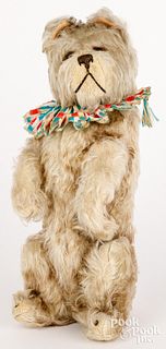 Schuco yes/no seated mohair dog