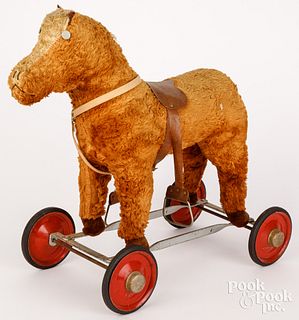 Steiff ride-on horse pull toy