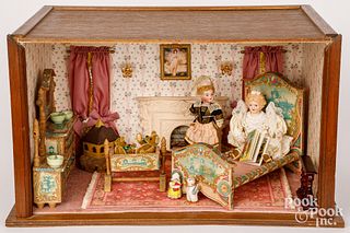 Dollhouse room diorama