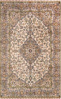 Silk Vintage Persian Kashan Rug 7 ft x 4 ft 5 in (2.13 m x 1.34 m)