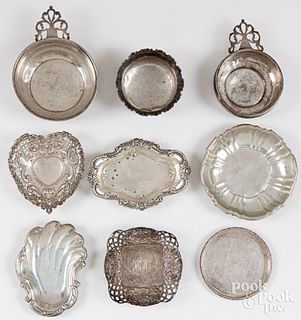 Small sterling silver dishes