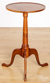 Cherry candlestand, 19th c.