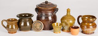 Collection of Stahl redware