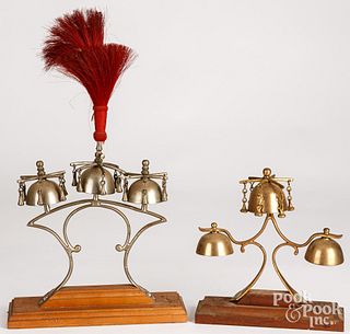 Two sets of horse parade bells, early 20th c.