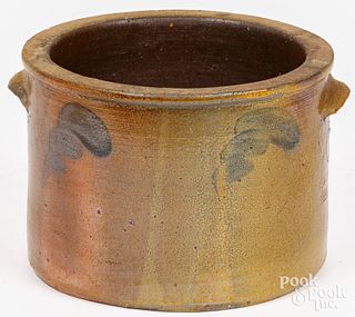 Virginia stoneware crock, 19th c.