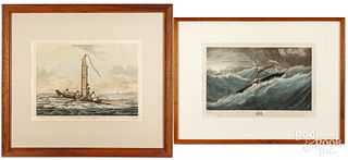 Two maritime prints