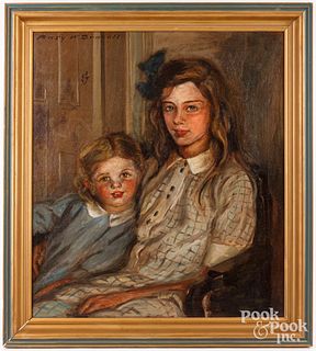 Mary Bonsall (American 1868-1959), oil on canvas