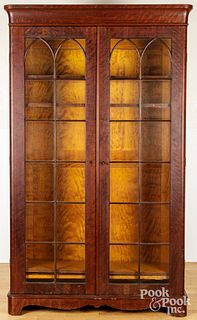 Empire mahogany bookcase, mid-19th c.