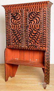 Contemporary painted pine cupboard