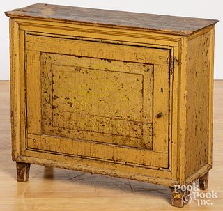 Small Pennsylvania painted cupboard, 19th c.