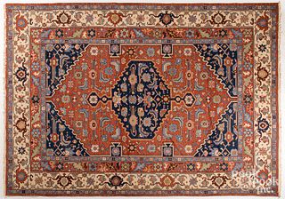 Contemporary Heriz style carpet