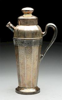 Silver Arts & Crafts Style Pitcher.