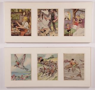 Set of Six Tony Sarg Fairy Tale Prints