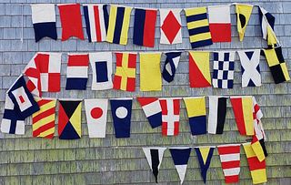 Set of 40 Decorative Nautical Ship Signal Flags