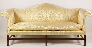 Fine Kittinger Camelback Scalamandre Upholstered Sofa