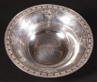 Sterling Silver Engraved Bowl