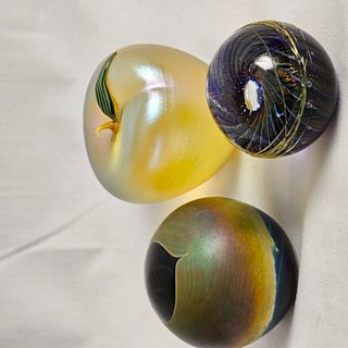 Apple Orient & Flume and other paperweights