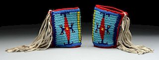 Pair of Sioux Beaded Cuffs.