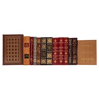 Colección The Easton Press. A History of the Crusades / The Travels of Marco Polo / The Incredible Voyage / The School... pzs 13