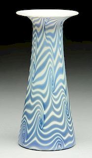 Durand Blue Coil Vase.