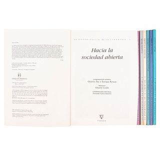 Paz, Octavio - Krauze, Enrique. Encuentro Vuelta: La Experiencia de la Libertad. México: Espejo de Obsidiana, 1991. Piezas: 7.