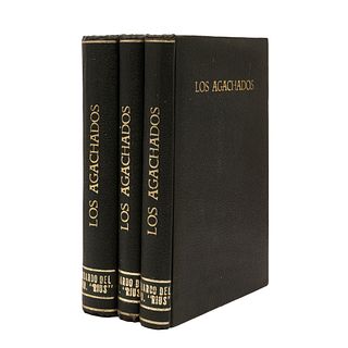 Río, Eduardo del (Rius). Los Agachados. México: Editorial Posada, 1972 - 1979. 43 revistas en tres tomos. Piezas: 3.