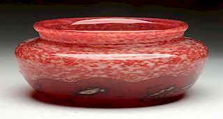 Schneider Art Glass Bowl.