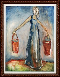 NATASHA TUROVSKY, The Milk Maiden, oil on canvas